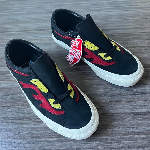 Vans Bold Ni Flame Thrower Nubuck Skate Shoes Women's Size 6.5 Ultracush Sole - Picture 2 of 13